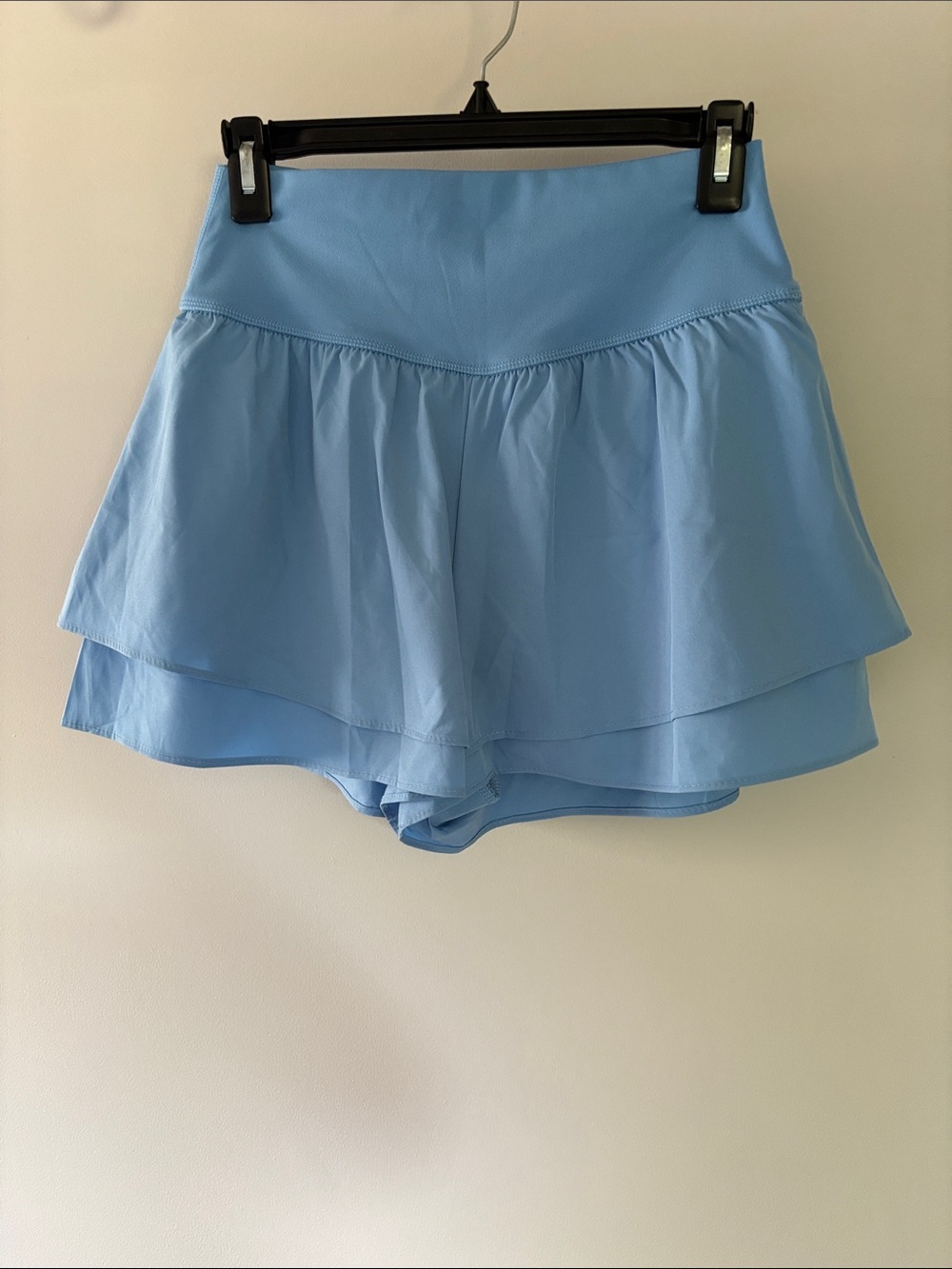 Yogalicious Light Blue Layered Athletic Short